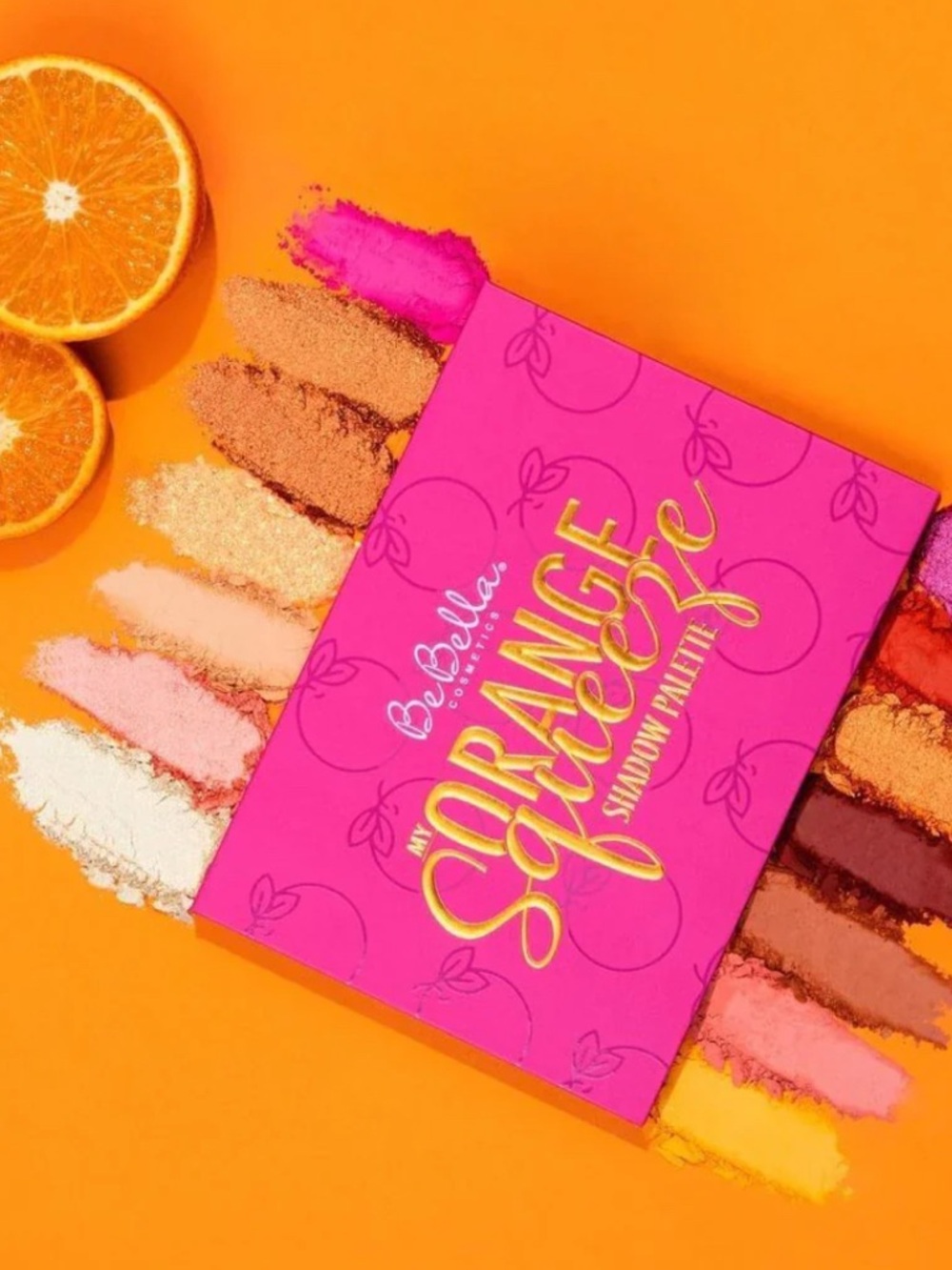 Bella Cosmetics Orange Squeeze Eyeshadow Palette - Vibrant Multi-Color